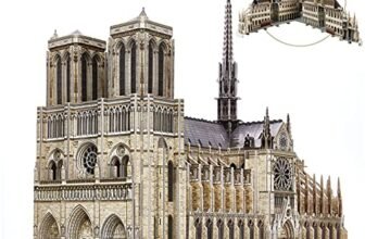 CubicFun Puzzle 3D Notre Dame de Paris Grande Architettura Modelli per Costruire Souvenir Regalo per Adulti, 293 Pezzi