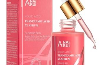 ANAiRUi Siero di acido tranexamico, con Acido glicolico, acido cogico, vitamina B5, 30 ml