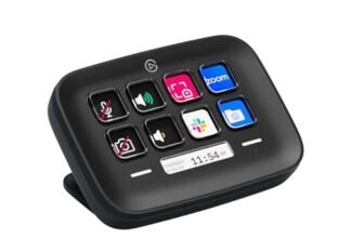 Elgato Stream Deck Neo (Nero) – 8 tasti personalizzabili, 2 Touch Point, velocizza attività e flussi di lavoro – controlla Word, Excel, PowerPoint, Teams, Zoom, Spotify e altro – per Mac e PC