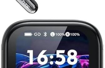 NE68 AI Cuffie Traduzione Simultanea con Schermo LCD, Auricolari Traduttore Istantaneo Bluetooth 6.0 Wireless, 3 in 1 con 9 Modalità di Traduzione, ENC, 60 Ore, 150 Lingue per Viaggi e Affari