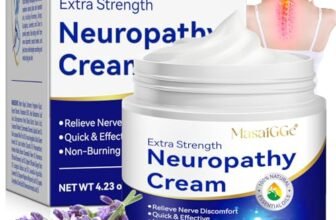 Crema Di Sollievo Della Neuropatia Forza Extra Per Piedi, Gambe,Mani, Dita Dei Piedi Con Curcuma Naturale, Zenzero – Disagio Muscolare E Articolare,Crema Massaggio Muscolare Naturale, Formicolio