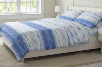 L’Emporio Casa Set Lenzuola in Flanella, Cotone Italiano 100% Pettinato, Anti-Pilling Varie Misure (Pretty Azzurro, Una piazza e mezzo)