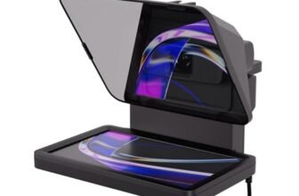 Elgato Prompter – Teleprompter con schermo integrato, YouTube, Twitch, Zoom, Teams e altro, supporta DSLR/Webcam/Smartphone, visualizzazione del monitor Drag & Drop, funziona con Mac/PC & Stream Deck