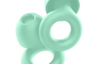 2 Tappi Orecchie Dormire, Pro Tappi Orecchie Dormire, Orecchies Dormires Tappis per Orecchies Antirumore, Morbida e Riutilizzabile, Ideali per Sonno Profondo, Ufficio, Viaggi, Verde