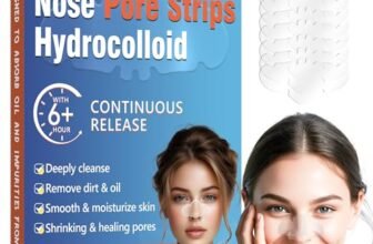 10 Pezzi Cerotti Punti Neri Naso – Strisce Nasali per la Pulizia Profonda dei Patch Punti Neris Naso, di Idrocolloidali Cerotti Puntis Neri Rimozione Liberare e Restringere i Pori