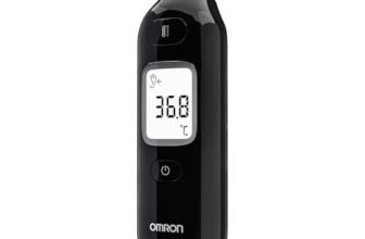 OMRON Gentle Temp 533, Termometro auricolare per misurazioni rapide e accurate senza contatto in 1 secondo, Termometro auricolare bambini preciso, veloce, silenzioso e senza bisogno di coprisonda