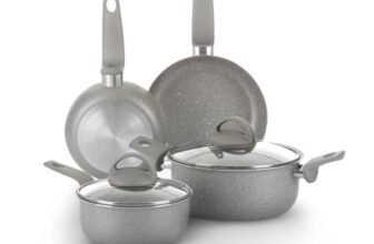 KASANOVA Batteria pentole antiaderenti Made in Italy – 6 pezzi