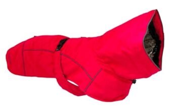 Croci Hiking K2 – Giacca impermeabile antivento invernale per cani con fodera termica imbottita, adatto fino a -20 C°, regolabile e ultraleggero, collo antipioggia, Fucsia, taglia 40 cm