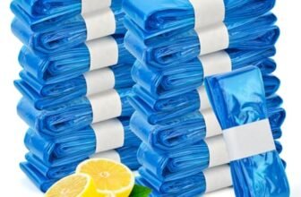 MAOOY 15 Pezzi Ricarica Mangiapannolini,4.5M Sacchetti Mangiapannolini,Pannolino Sacchetti di Ricarica Antiodore Compatibile con la Maggior parte dei Secchi a Film Continuo Standard (Blu)