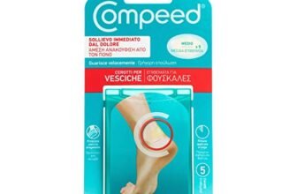 COMPEED Cerotti per vesciche, a lunga durata e guarigione veloce – Per vesciche medie o grandi, 5 Cerotti
