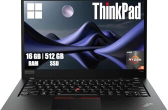 Lenovo Thinkpad T14s Gen 1 Business Laptop, 14″ FHD (1920 x 1080), AMD Ryzen 5 Pro 4650U, 16 GB RAM, SSD da 512 GB, tastiera QWERTY Windows 11 Pro (ricondizionato)