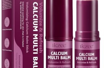 Calcium Volume Multi-Balm Stick, 2Pcs Rugged Core Stick, Crema Intensiva Per La Riparazione L’Idratazione Del Collagene,Anti-Invecchiamento,Idratante,Riscaldamento Della Pelle Per Gli Occhi,Collo,Viso