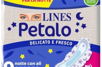 Lines Petalo Assorbenti Ultrasottile Notte, 9 Pezzi