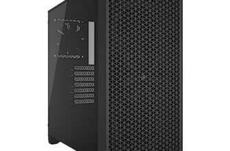 CORSAIR 3000D AIRFLOW Case per PC Mid-Tower – 2 Ventole SP120 ELITE – Supporto di GPU a Quattro Slot – Spazio per Alloggiare Fino a 8 Ventole da 120 mm – Design con Flusso D’aria Elevato – Nero