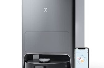 ECOVACS DEEBOT X1 OMNI, Robot Aspirapolvere con Funzione Lavaggio, Stazione di Pulizia Multifunzionale, Autopulizia Automatica, 5000pa, Rilevamento Ostacoli 3D, Batteria 260min, Assistente Vocale Yiko