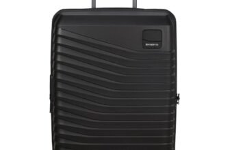 Samsonite Intuo – Spinner S, Gestione espandibile, 55 cm, 39/45 L, nero (nero)