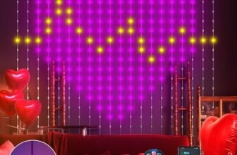 Ciskotu® Tenda Luminosa Natale, 86+ Modalità RGBIC Intelligente Curtain Lights, DIY Modello Dinamico con 400 LEDs, IP65 Impermeabile Tenda Luci LED per Natale (2 x 2M)