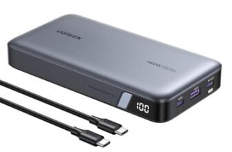 UGREEN Nexode 145W Power Bank 25000mAh Ricarica Rapida Caricatore Portatile PC USB C PD3.1 140W 3 Porte LED Compatibile con iPhone 17 16 15 14 Plus Pro Max Air Galaxy S25 S24 A56 A17 A16 MacBook iPad