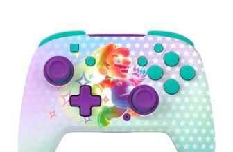 Turtle Beach Rematch Invincible Mario Controller da gaming wireless per Nintendo Switch. Funziona anche con Nintendo Switch 2 – Pulsante C non disponibile.