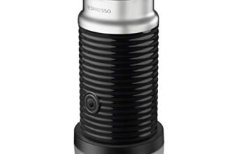 NESPRESSO Aeroccino 3, Montalatte elettrico per cappuccino, 3 funzioni: schiuma calda, fredda e latte caldo, colore Nero