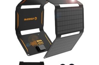 Pannello solare 40w, caricatore solare portatile IP67 con USB QC 3.0, Type-C Pd 2.0, DC 19v/2.1a(Max) 3 porte, pannello solare pieghevole a ricarica rapida per ipad, laptop, fotocamera