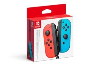 Nintendo Switch Controller Set da 2 Joystick, Rosso e Blu