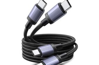 UGREEN 2Pack Cavo USB C 240W, Type C Ricarica Rapida PD 3.1, Compatibile con MacBook, iPad Air, ASUS, HP, iPhone 17 Pro Max Air Pro Max Air/16/15 Plus Pro Max, Galaxy S25/24, Pixel 10/9.1M