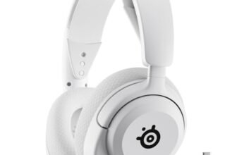 SteelSeries Arctis Nova 5X Bianco – Cuffie Xbox Wireless – Driver magnetici al neodimio – 100+ preset audio – Batteria 60 HR – 2,4GHz o BT – Microfono ClearCast Gen2.X – Xbox, PS5, PC, Cellulare