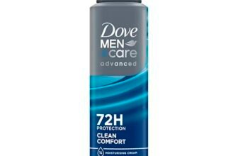 Dove Deodorante Dove Men + Care Clean Comfort Spray Advanced Care, Deodorante Uomo, con 1/4 Crema Idratante, Formula Idratante e Delicata sulla Pelle, Protezione Fino a 72 Ore, 150 ml