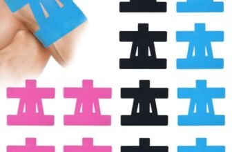 Minnhua 12PCS Nastro Kinesiologico Pretagliato per Spalla Tape Sportivo le Spalle Pretagliate Kinesiologicinastro Traspirante Adesivo Impermeabile Elastico per Supporto Muscolar