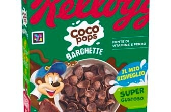 Kellogg’s Coco Pops | Barchette al Cioccolato | con Frumento Tostato e Cioccolato | Confezione Singola da 330g (1 x 330g)