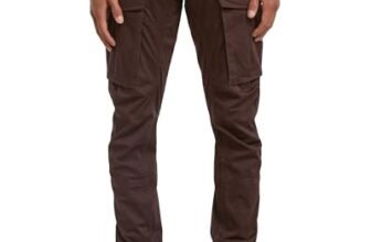 G-STAR Rovic Zip 3D Regular Tapered Pants, Pantaloni, Uomo, Marrone (Chocolate Plum D02190-5126-G692), 26W / 32L