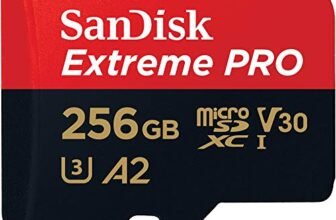 SanDisk Extreme PRO 256GB scheda microSDXC + RescuePro Deluxe, Velocità fino a 200 MB/s) + adattatore SD, RescuePRO Deluxe, UHS-I, Class 10, U3, V30