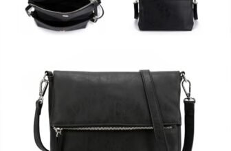 Gladdon borsa tracolla donna, borse donna con 3 scomparti, cartella con multitasche per contenere ciò di cui una donna ha bisogno, morbida e facile da usare