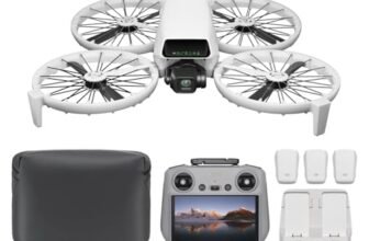 DJI Flip Combo Fly More (RC2 con schermo), drone con fotocamera UHD 4K per adulti, decollo dalla mano, ritorno automatico, volo intelligente, 3 batterie per un’autonomia di volo di 93 minuti
