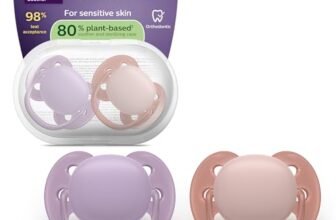 Philips Avent Ultra Soft Ciuccio – Design ortodontico, per neonati 6-18 mesi, scudo flessibile, tettarella simmetrica in morbido silicone, senza BPA, confezione da 2, SCF091/43
