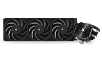 Thermalright Frozen Edge 360 Black – Refrigeratore d’acqua liquido CPU con ventola PWM da 120 mm, dissipatore di calore ad acqua integrato per AMD/AM4/AM5, Intel LGA1700/1150/1151/1200/2011