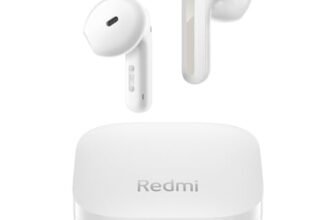 XIAOMI Redmi Buds 6 Active Wireless Bluetooth Earbuds Semi-In-Ear Earbuds Noise Reduction with Dual Microphone, Up to 6h+30h Battery Life, Bluetooth 5.4, Google Fast Pair-Blancos
