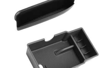 ZCLINKO Compatibile con Jeep Renegade BU 2015-2024 2025 Consolle centrale portaoggetti + portaoggetti per portiera auto con tappetino antiscivolo Organizer per vano portaoggetti Renegade BU Accessori