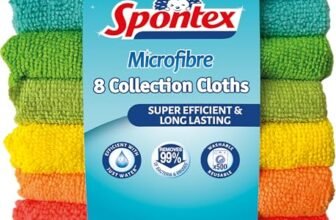 SPONTEX – Collezione in microfibra – Microfibre multiuso – 8 microfibre