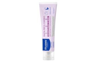 Mustela Pasta Cambio, Crema Pannolino con Perseose d’Avocado BIO, Uso Quotidiano Neonati e Bambini – Previene, Lenisce e Allevia gli Arrossamenti, 98% Ingredienti di Origine Naturale (150ml)