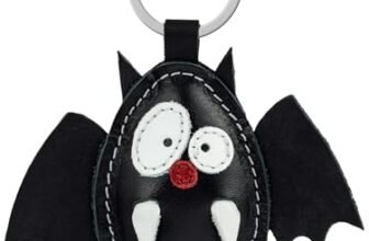 Simaru Portachiavi Animali in Vera Pelle – Alta Qualità, Made in EU – Regalo per Natale, Compleanno, Anniversario – Trova il Tuo Animale Preferito