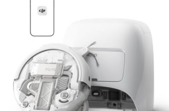 DJI ROMO A Robot Aspirapolvere Lavapavimenti con Mappatura, 25000 Pa, Rilevamento Ostacoli a Livello di Drone, Antigroviglio, Stazione Base Autopulente, 200 Giorni senza Manutenzione