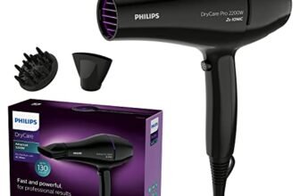 Philips Cura dei Capelli BHD274/00 DryCare Pro Asciugacapelli Professionale, 2200 W
