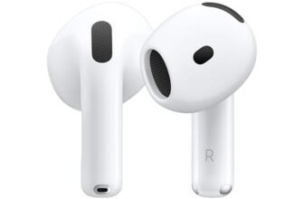 Apple AirPods 4 Auricolari wireless, Auricolari Bluetooth, Audio spaziale personalizzato, Resistenza al sudore e all’acqua, Custodia di ricarica USB-C, Chip H2, Fino a 24 ore di autonomia