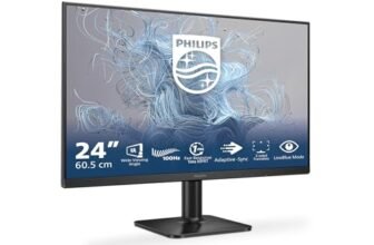 Philips Monitor per PC 24E2N1100LB – 24 FHD – VA – 1 ms – 100 Hz – Sincronizzazione adattiva