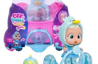 Cry Babies Magic Tears House Star Sydney, Bambola Collezionabile Bambola da Collezionare Vestita con un Abito in Silicone Iridescente, Giocattolo Bambine e Bambini +3 Anni
