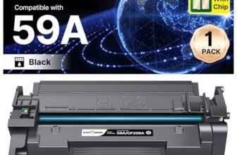 VIPGOOD 59A (Con Chip) Cartucce Toner Compatibile per HP 59A CF259A 59X per LaserJet Pro MFP M428 M428fdw M428dw M428fdn M428m (Nero, 1-Pack)