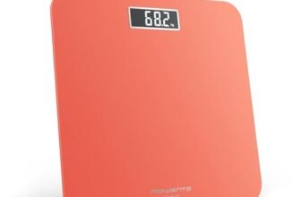 Rowenta Premiss 2.0, Bilancia da Bagno con Display LCD Facile da Leggere, Capacità 160Kg, Design Moderno e Funzioni Intelligenti, Auto Accensione e Spegnimento Automatico, Colore Scenario, BS1803V0