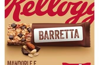 Kellogg’s Barretta Mandorle e Cioccolato, 128g